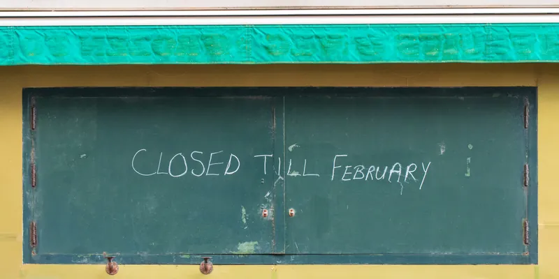 Ice cream stand, Dawlish. 2021.